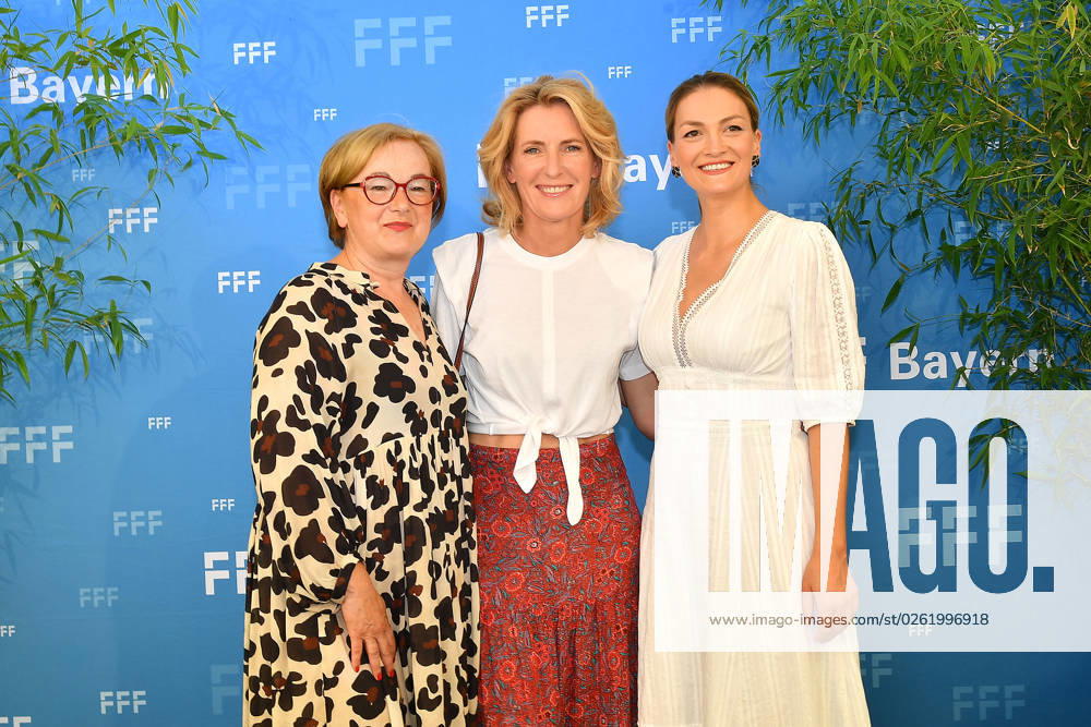 FFF Geschaeftsfuehrerin Dorothee Erpenstein, Maria Furtwaengler und Politikerin Judith Gerlach beim FFF Empfang am 29.06.2023 im Rahmen vom Filmfest in Muenchen FFF Empfang beim Filmfest Muenchen 2023