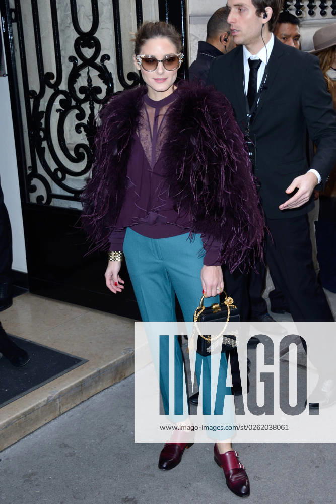 PFW Elie Saab Arrivals Olivia Palermo attending the Elie Saab show as part of Paris Haute Couture Fashion Week Spring Summer 2018-2019 on January 24, 2018 in Paris, France. Photo by Aurore Marechal ABACAPRESS.COM Paris France