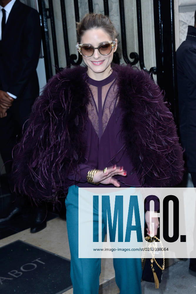 PFW Elie Saab Arrivals Olivia Palermo attending the Elie Saab show as part of Paris Haute Couture Fashion Week Spring Summer 2018-2019 on January 24, 2018 in Paris, France. Photo by Aurore Marechal ABACAPRESS.COM Paris France