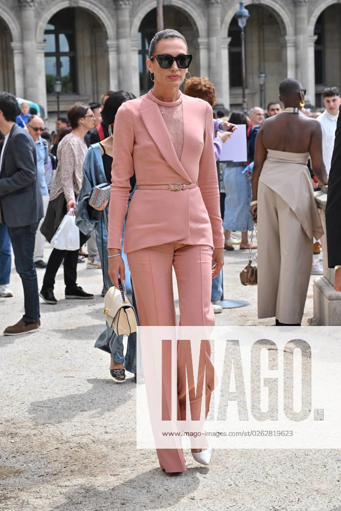 PFW Haute Couture Elie Saab Outside Arrivals JR Nieves Alvarez at Elie Saab show during Haute Couture Fashion Week in Paris, France on July 5, 2023. Photo by Julien Reynaud APS-Medias ABACAPRESS.COM Paris France