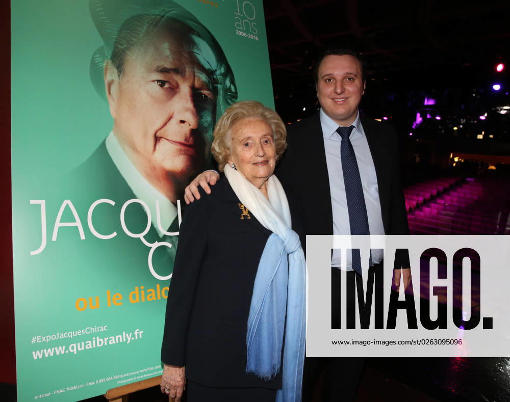 Jacques Chirac Ou Le Dialogue Des Cultures Exhibition Opening - Paris Bernadette Chirac and Martin Rey-Chirac attending the opening of the exhibition Jacques Chirac ou le dialogue des cultures (Jacques Chirac or The Dialog of Cultures) held at Musee du Quai Branly, in Paris, France on June 20, 2016. Photo by Jerome Domine ABACAPRESS.COM Paris France