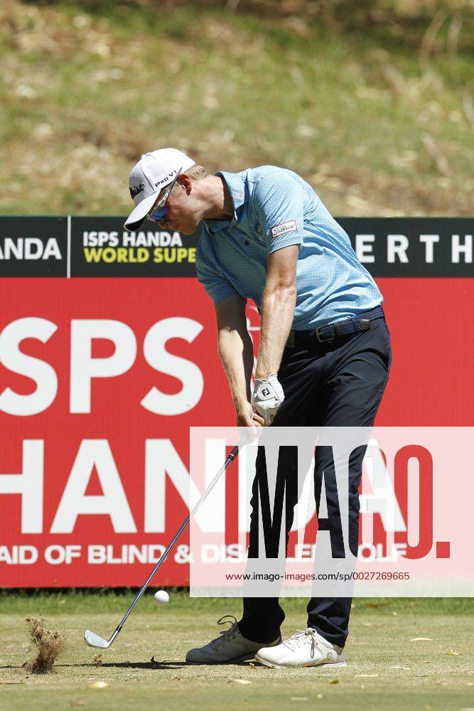 February 18th 2017, Lake Karrinyup Country Club, Perth, Western Australia, Australia; ISPS Handa World Super 6 Perth Golf Tournament Day 3 Ben Eccles (AUS) drives off on the par 3 5th hole during his round on day 3 Woodleyx ActionPlus11847416