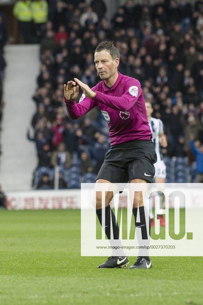Match Referee Mark Clattenburg during the Premier League match between West Bromwich Albion and Bournemouth at The Hawthorns, West Bromwich, England on 25 February 2017.