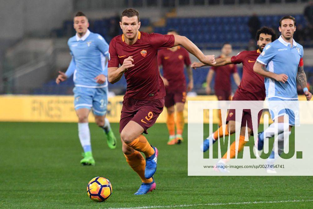 Edin Dzeko Roma Roma 01-03-2017 Stadio Olimpico Football Calcio Coppa Italia 2016 2017 Lazio - AS Roma - AndreaxStaccioli