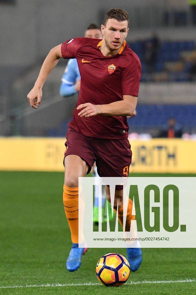 Edin Dzeko Roma Roma 01-03-2017 Stadio Olimpico Football Calcio Coppa Italia 2016 2017 Lazio - AS Roma - AndreaxStaccioli