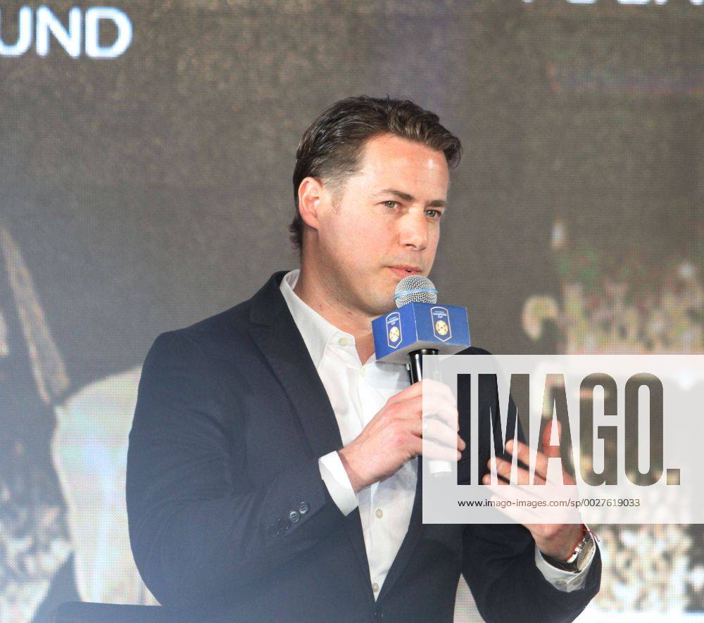 Former German soccer star Lars Ricken attends the launch ceremony for the 2017 International Champions Cup China in Shanghai, China, 14 March 2017. Soccer stars highlight 2017 International Champions Cup China launch ceremony in Shanghai 20170314_80908