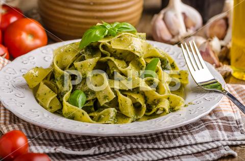 Pasta with basil pesto, very simple and delicious. Pesto from olive oil, basil, nuts and parmasan pasta, pesto, food, basil, sauce, italian, green, spaghetti, plate, healthy, spinach, tagliatelle, white, dish, cheese, cuisine, meal, cooking, herb, tasty, traditional, italy, gourmet, dinner, lunch, restaurant, oil, parmesan, fresh, background, eating, leaf, fettuccine, homemade, diet, garlic, vegetarian, closeup, vegetable, photography, mediterranean, parmasan, milan, olive, bio, organic