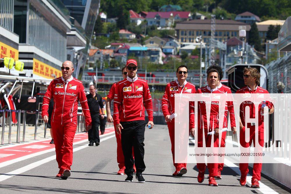 Russian Grand Prix, Sochi 27 - 30 April 2017 27.04.2017 - Sebastian Vettel (GER) Scuderia Ferrari SF70H