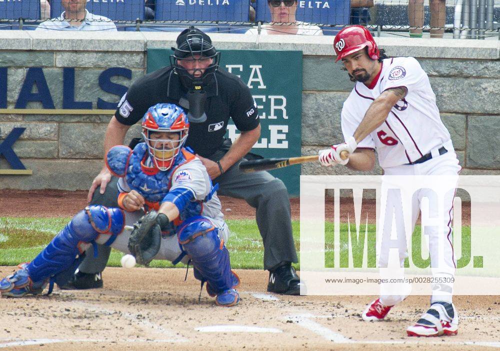 Washington, District of Columbia, United States of America - Washington Nationals third baseman Anthony Rendon (6) bats in the first inning against the New York Mets at Nationals Park in Washington, D.C. on Sunday, April 30, 2017. The Nationals won the game 23 - 5..Credit: CNP New York Mets vs Washington Nationals - ZUMAs152 78320097st