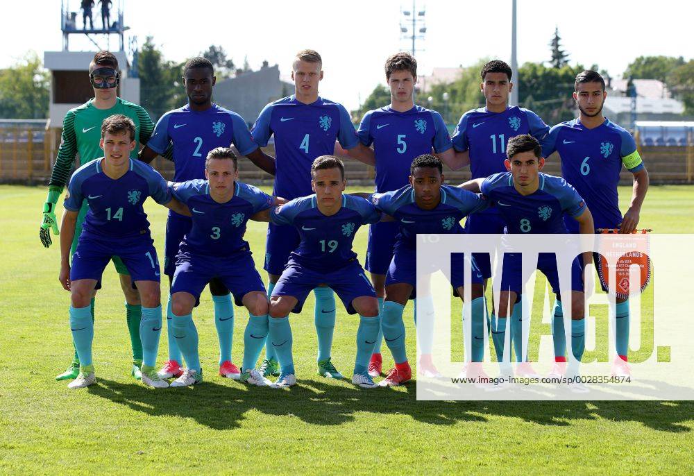 PXL_UEFA European U-17 Championship, group D, England vs. Netherlands 10.05.2017., Zapresic, Croatia - UEFA European U-17 Championship 2017, group D, 3rd round, England vs. Netherlands. Jasper Schendelaar, Lutsharel Geertruida, Micthel Bakker, Kik Pierie, Zakaria Aboukhlal, Achraf El Bouchataoui, Thijs Oosting, Tijn Daverveld, Bradly Van Hoeven, Juan Familio-Castillo, Dogucan Haspolat. IgorxKralj PIXSELL