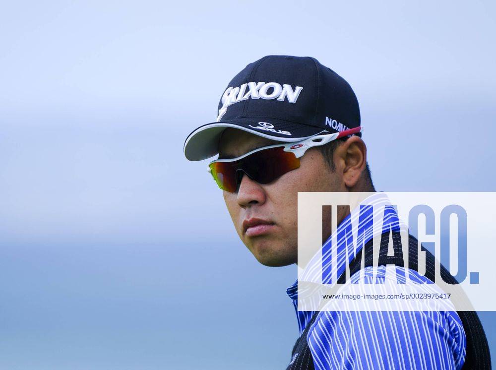 July 8th 2017, Portstewart Golf Club, Portstewart, Northern Ireland; Dubai Duty Free Irish Open Golf Championship, Day 3; Hideki Matsuyama (JPN) on the 1st tee as he slipped down the leaderboard during the third round of the Dubai Duty Free Irish Open Cookex ActionPlus11898978