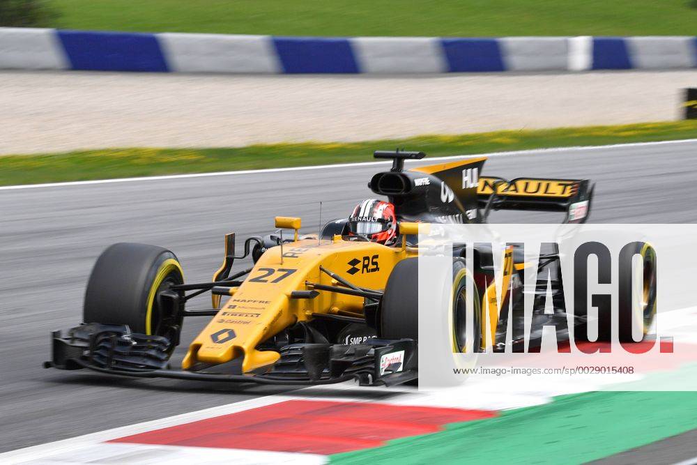Nico HUELKENBERG,HÜLKENBERG (GER,Renault F1 Team), in seinem Rennwagen, Aktion,Rennen. Formel 1:GP von Oesterreich, Red Bull Ring Zeltweg,Spielberg,Saison 2017,am 09.07.2017.