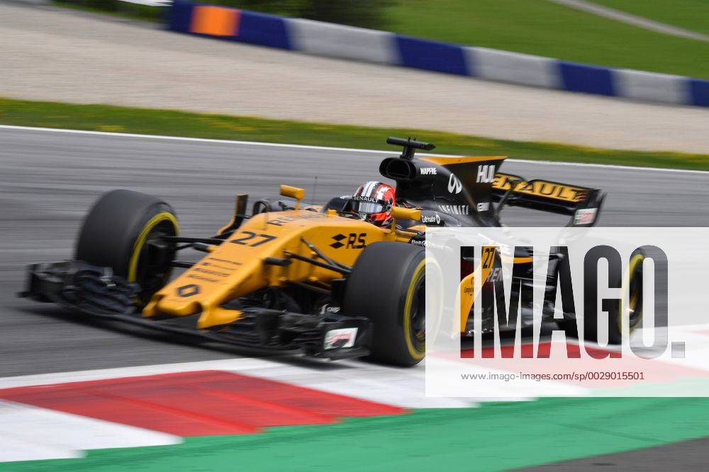 Nico HUELKENBERG,HÜLKENBERG (GER,Renault F1 Team), in seinem Rennwagen, Aktion,Rennen. Formel 1:GP von Oesterreich, Red Bull Ring Zeltweg,Spielberg,Saison 2017,am 09.07.2017.