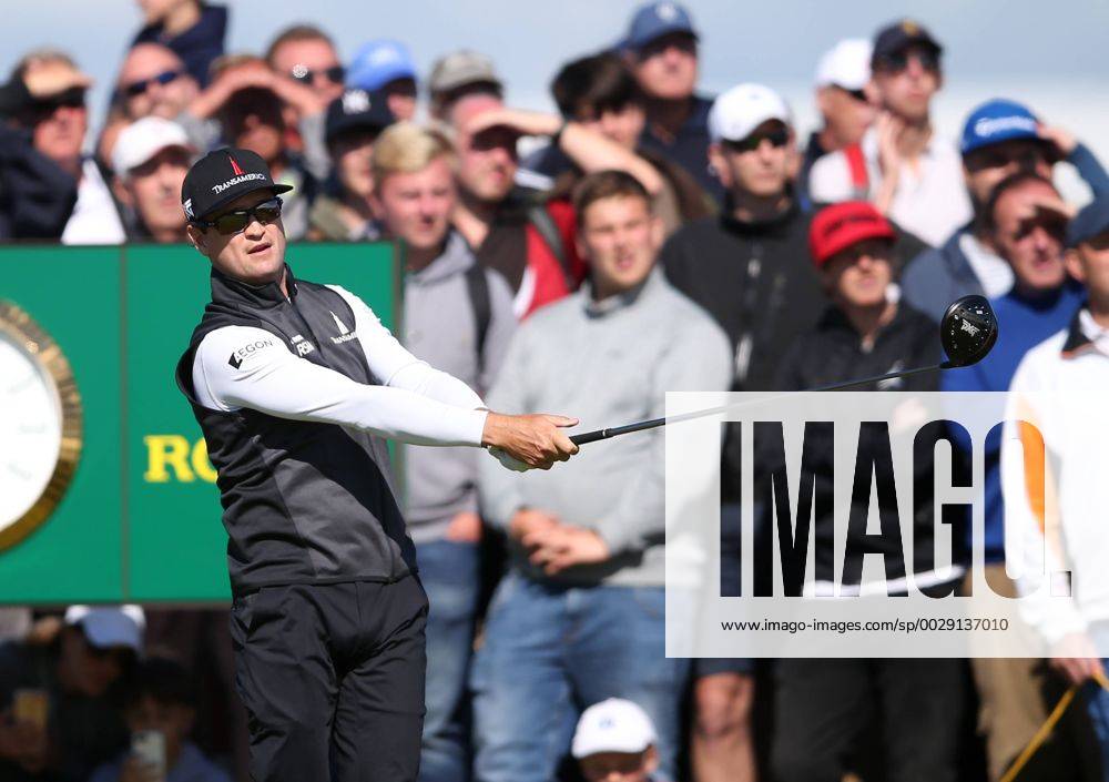 20th July 2017, Royal Birkdale Golf Club, Southport, England; The 146th Open Golf Championship, First round; Zak Johnson (USA) follows the flight of his tee shot on the par five 15th Blunsdenx ActionPlus11904087