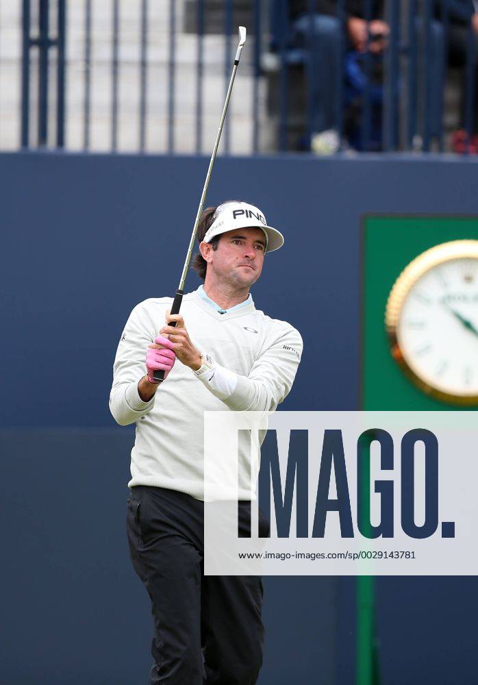 21st July 2017, Royal Birkdale Golf Club, Southport, England; The 146th Open Golf Championship ; Second round ; Bubba Watson (USA) hits a long iron from the first tee Blunsdenx ActionPlus11904414