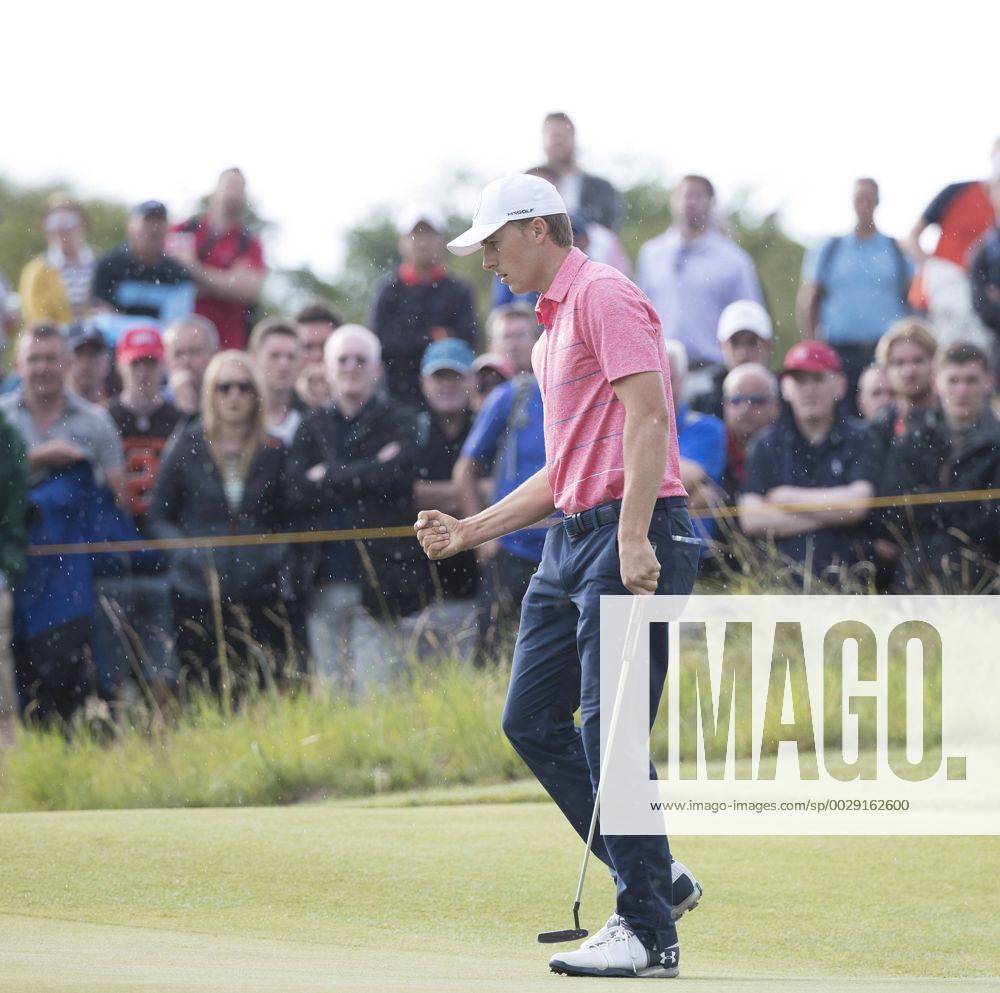 Jordan Speith at the 146th Open Championship at Royal Birkdale Golf Club, Southport, England on July 22, 2017. LON20170723322 HugoxPhilpott