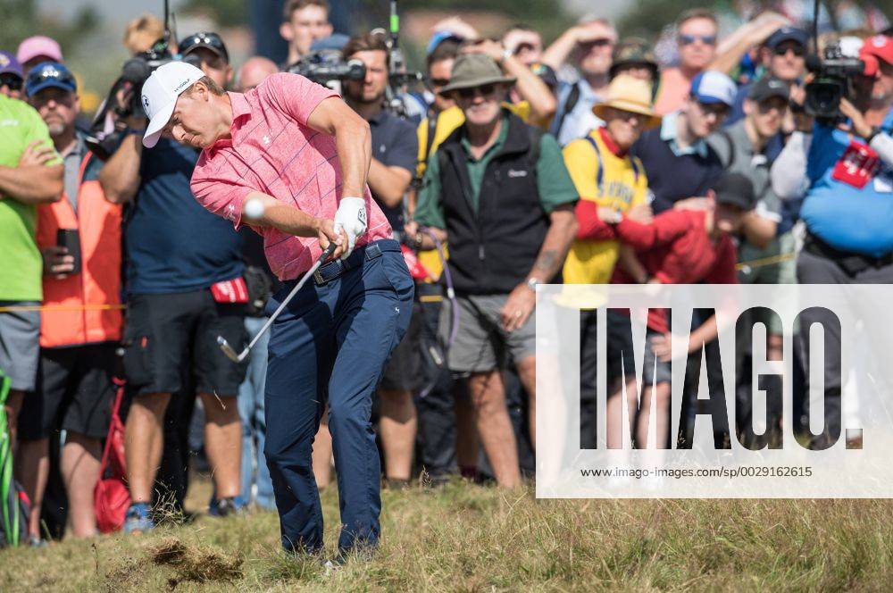 Jordan Speith at the 146th Open Championship at Royal Birkdale Golf Club, Southport, England on July 22, 2017. LON20170723348 HugoxPhilpott