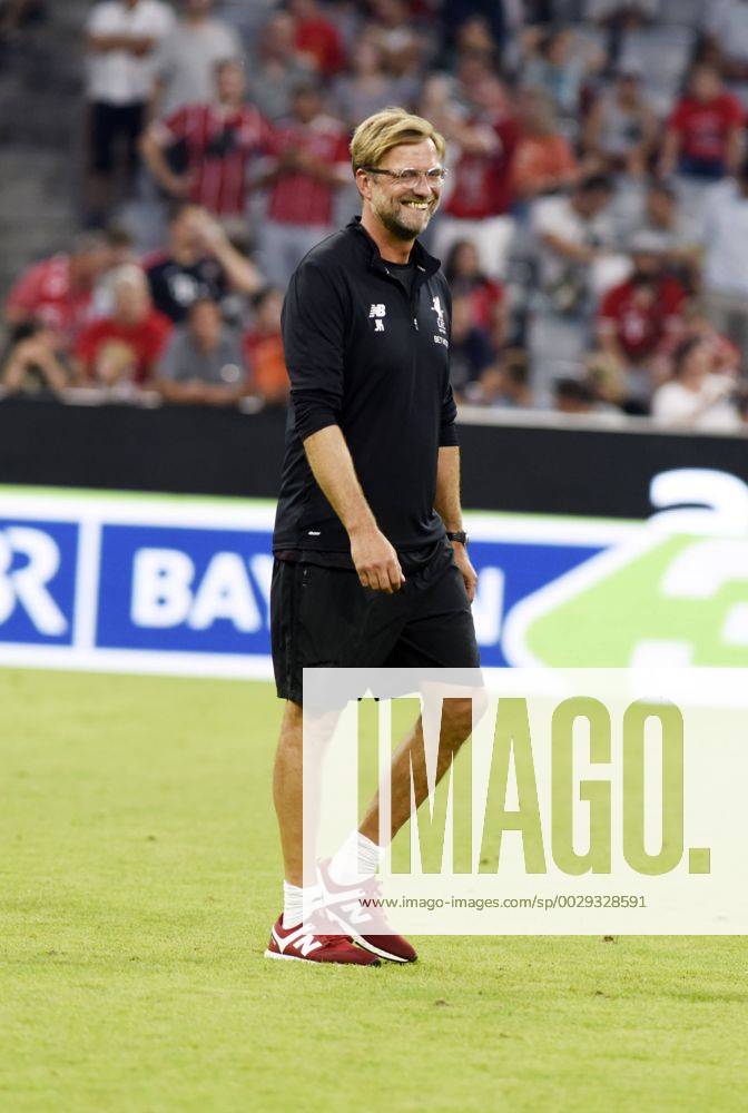 Jürgen Klopp Trainer des FC Liverpool beim Audi Cup Spiel FC Bayern München gegen FC Liverpool am 1.8.2017 in München Jürgen Klopp Trainer des FC Liverpool beim Audi Cup Spiel FC Bayern München gegen FC Liverpool am 1.8.2017 in München