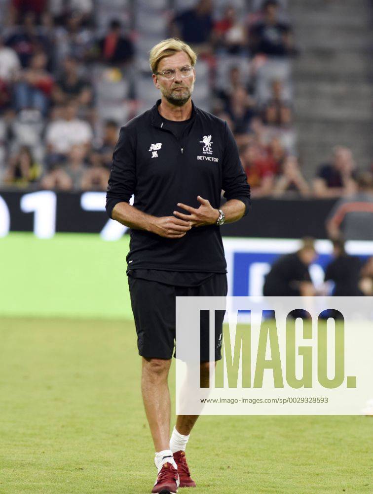 Jürgen Klopp Trainer des FC Liverpool beim Audi Cup Spiel FC Bayern München gegen FC Liverpool am 1.8.2017 in München Jürgen Klopp Trainer des FC Liverpool beim Audi Cup Spiel FC Bayern München gegen FC Liverpool am 1.8.2017 in München