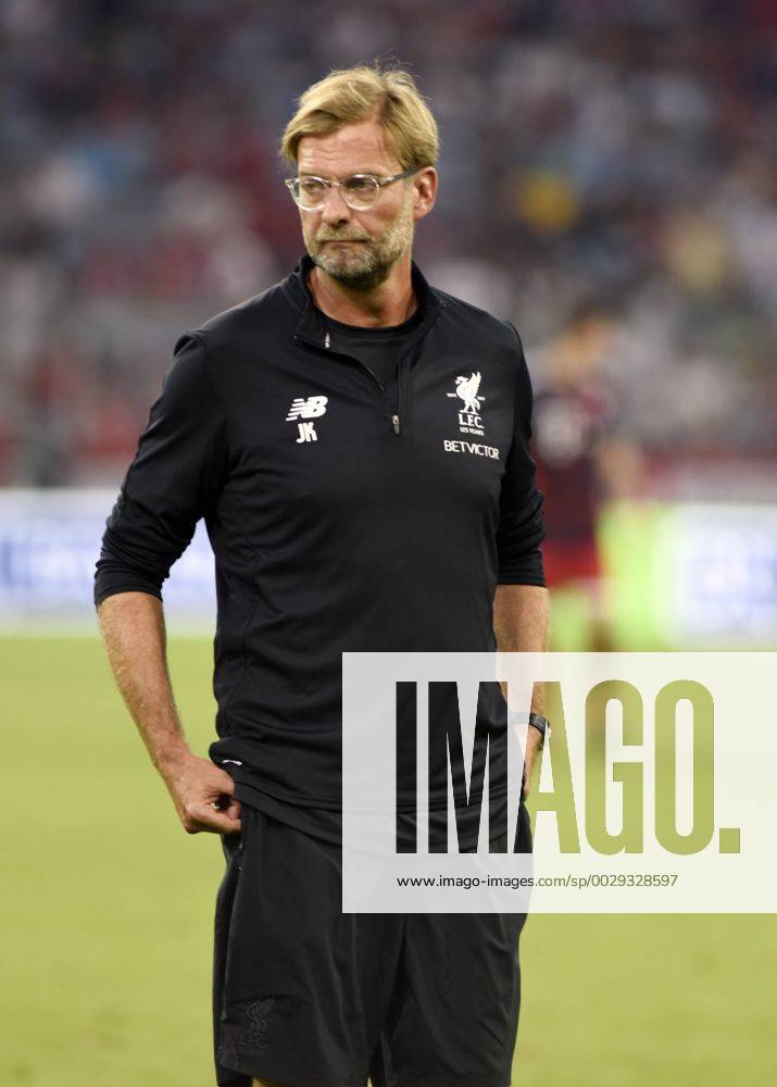 Jürgen Klopp Trainer des FC Liverpool beim Audi Cup Spiel FC Bayern München gegen FC Liverpool am 1.8.2017 in München Jürgen Klopp Trainer des FC Liverpool beim Audi Cup Spiel FC Bayern München gegen FC Liverpool am 1.8.2017 in München