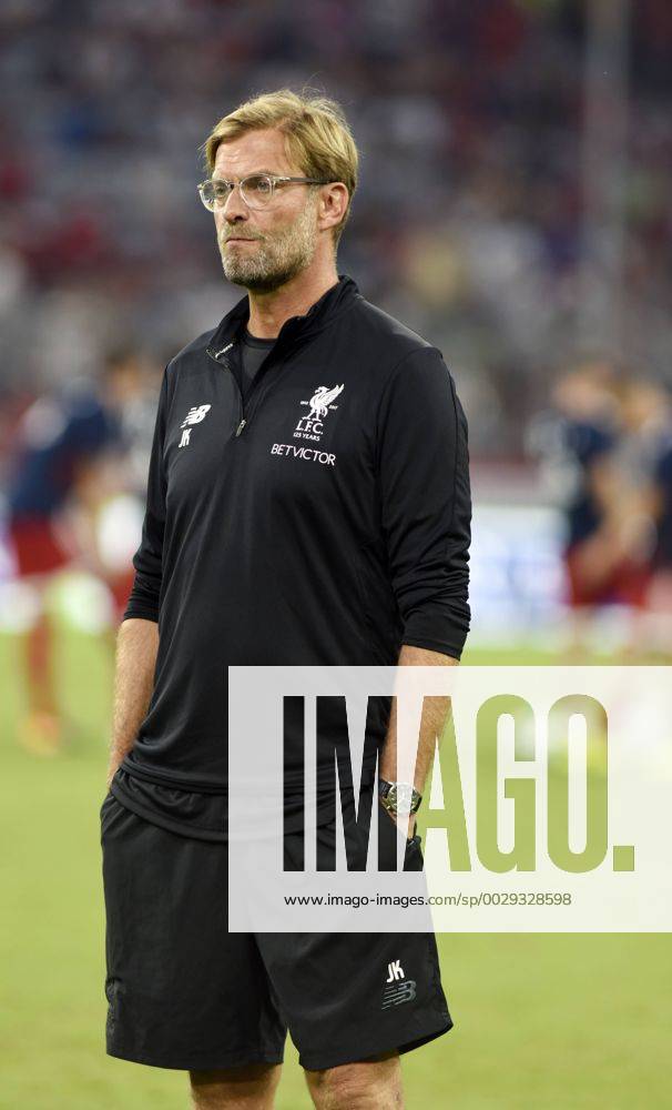 Jürgen Klopp Trainer des FC Liverpool beim Audi Cup Spiel FC Bayern München gegen FC Liverpool am 1.8.2017 in München Jürgen Klopp Trainer des FC Liverpool beim Audi Cup Spiel FC Bayern München gegen FC Liverpool am 1.8.2017 in München