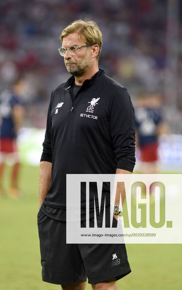 Jürgen Klopp Trainer des FC Liverpool beim Audi Cup Spiel FC Bayern München gegen FC Liverpool am 1.8.2017 in München Jürgen Klopp Trainer des FC Liverpool beim Audi Cup Spiel FC Bayern München gegen FC Liverpool am 1.8.2017 in München