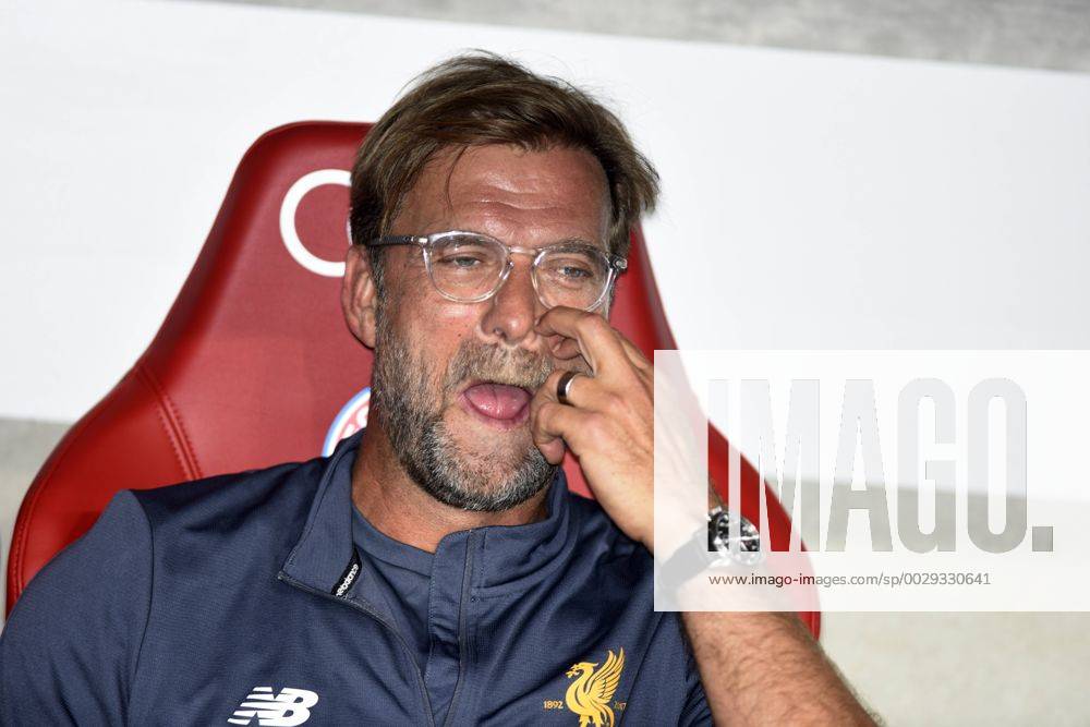 Jürgen Klopp Trainer des FC Liverpool beim Audi Cup Spiel Atletico de Madrid gegen FC Liverpool am 2.8.2017 in München Jürgen Klopp Trainer des FC Liverpool beim Audi Cup Spiel Atletico de Madrid gegen FC Liverpool am 2.8.2017 in München