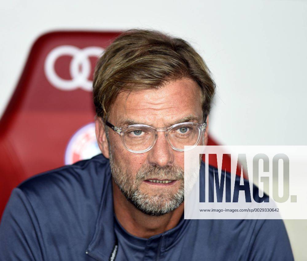 Jürgen Klopp Trainer des FC Liverpool beim Audi Cup Spiel Atletico de Madrid gegen FC Liverpool am 2.8.2017 in München Jürgen Klopp Trainer des FC Liverpool beim Audi Cup Spiel Atletico de Madrid gegen FC Liverpool am 2.8.2017 in München