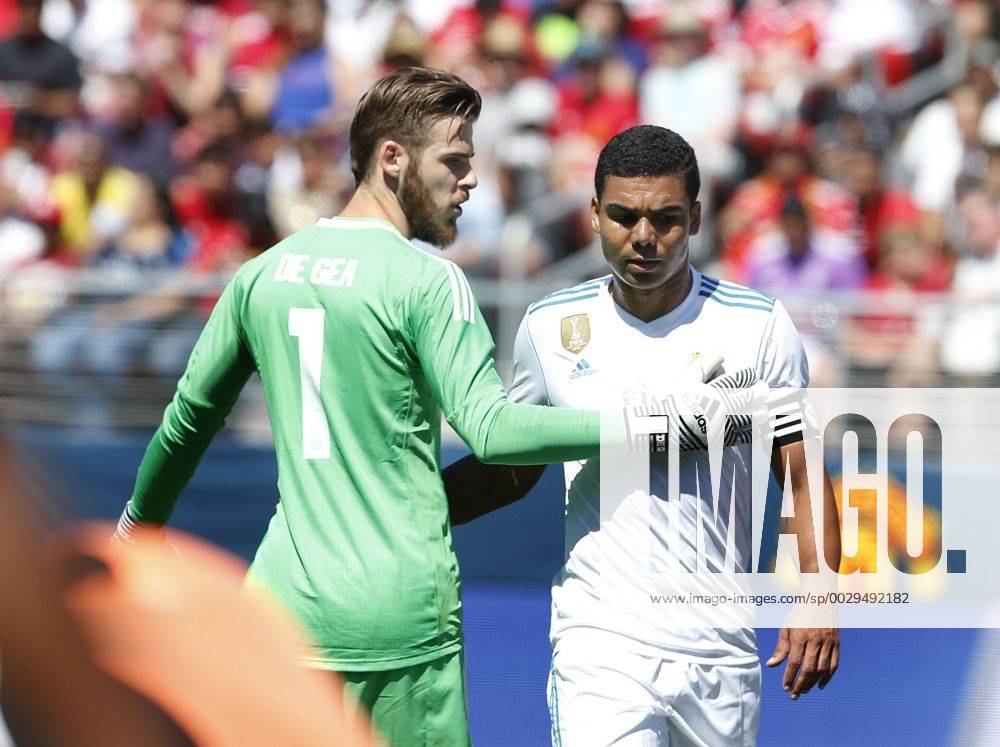 International Champions Cup, Real Madrid - Manchester United ManU David de Gea und Casemiro CHEMAxREYx