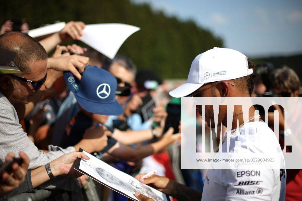 Lewis Hamilton (GBR) Mercedes AMG F1 W08 Belgian Grand Prix, Spa-Francorchamps 24 - 27 August 2017 24.08.2017 - Lewis Hamilton (GBR) Mercedes AMG F1 W08