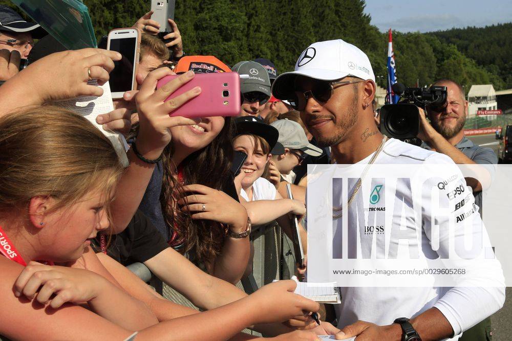 Lewis Hamilton (GBR) Mercedes AMG F1 W08 Belgian Grand Prix, Spa-Francorchamps 24 - 27 August 2017 24.08.2017 - Lewis Hamilton (GBR) Mercedes AMG F1 W08