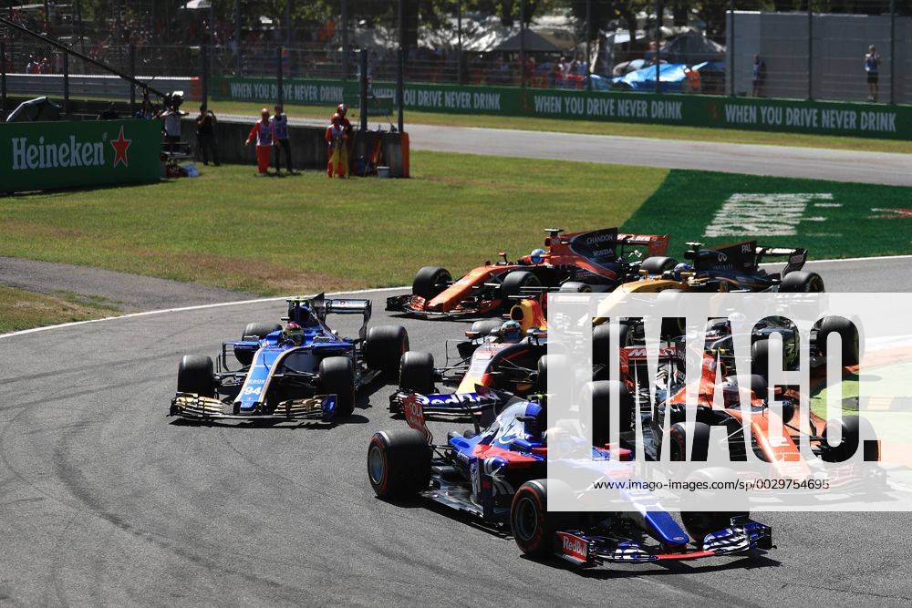 3rd September 2017, Autodromo Nazionale Monza, Monza; Italian Grand Prix, Race Day; Carlos Sainz - Scuderia Toro Rosso STR12 xOctanex ActionPlus11925444