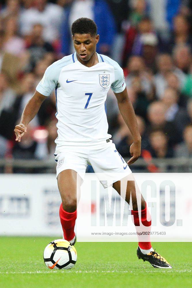 EnglandÕs Marcus Rashford during the World Cup Qualifying - European - Group F match at Wembley Stadium, London. Picture date 4th September 2017. Picture credit should read: Charlie Forgham-Bailey Sportimage .
