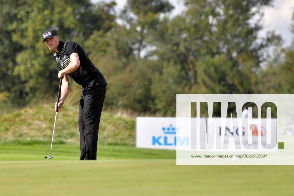 GOLF:KLM OPEN:SPIJK KLM Open tweede dag Sebastian Heisele GER aan het putten Foto: Henk Seppen Imagesx xSoenarxChamidxsportfotografiexIVx 8752438
