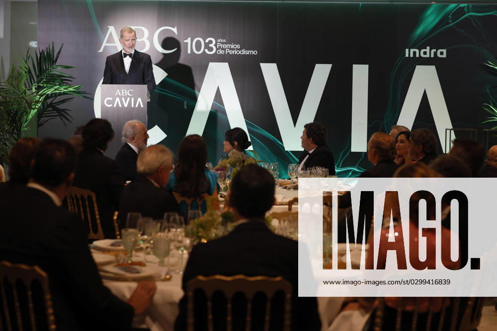 Spain s King Felipe VI delivers a speech at ABC Journalism Awards gala in Madrid, Spain, 17 July 2023. ABC Journalism Awards gala in Madrid !ACHTUNG: NUR REDAKTIONELLE NUTZUNG!
