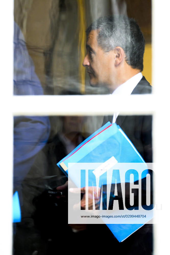 Gerald Darmanin - Ministre de l Interieur NEWS : Comite interministeriel des Outre mer a l Hotel de Matignon - Paris - 18 07 2023 JBAutissier Panoramic