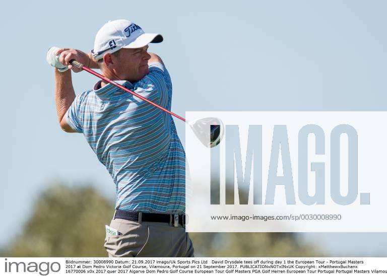 David Drysdale tees off during day 1 the European Tour - Portugal Masters 2017 at Dom Pedro Victoria Golf Course, Vilamoura, Portugal on 21 September 2017.