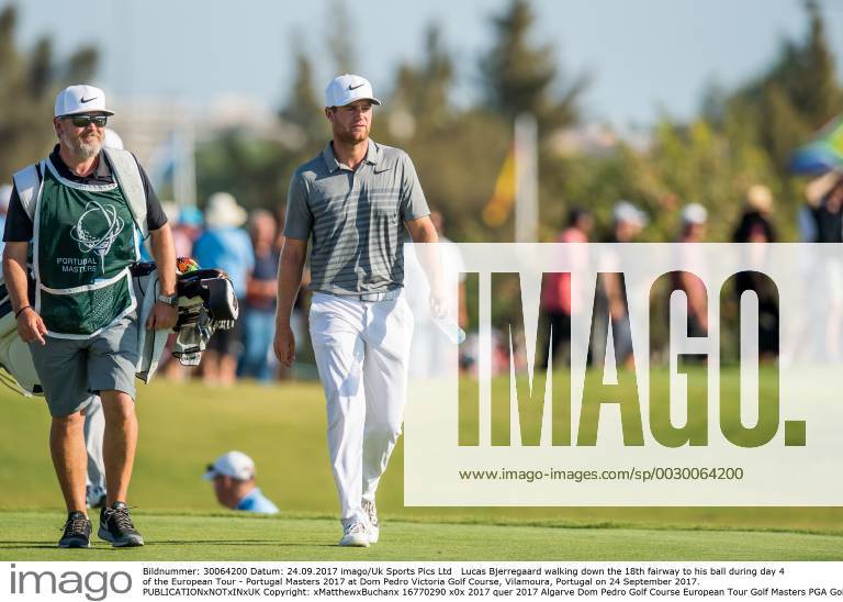 Lucas Bjerregaard walking down the 18th fairway to his ball during day 4 of the European Tour - Portugal Masters 2017 at Dom Pedro Victoria Golf Course, Vilamoura, Portugal on 24 September 2017.