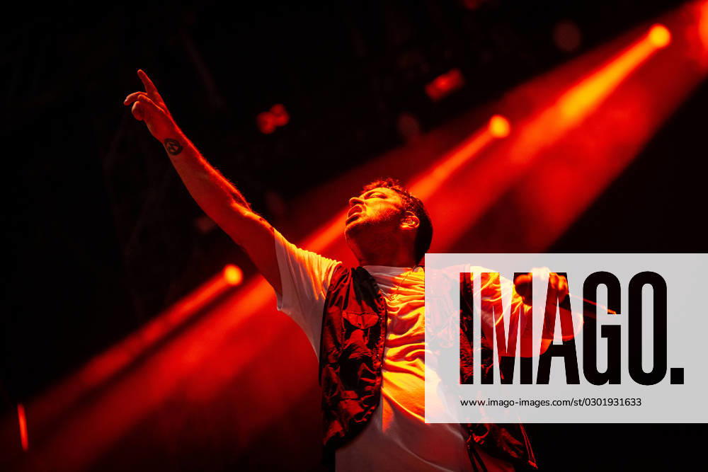 Bilder des Jahres 2023, Entertainment 08 August Entertainment Themen der Woche KW33 Der deutsche Rapper Marteria (Marten Laciny) auf der Green Stage des Highfield Festivals. Marteria war der abschließende Act des Festivals Highfield Tag 3 - Marteria