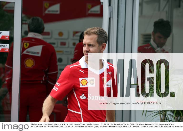 Sebastian Vettel (GER) Scuderia Ferrari SF70H Japanese Grand Prix, Suzuka 05 - 08 October 2017 05.10.2017- Sebastian Vettel (GER) Scuderia Ferrari SF70H