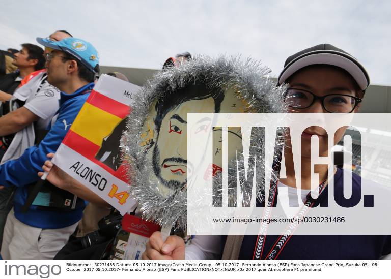 Fernando Alonso (ESP) Fans Japanese Grand Prix, Suzuka 05 - 08 October 2017 05.10.2017- Fernando Alonso (ESP) Fans