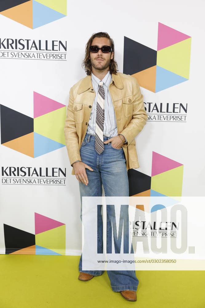 STOCKHOLM 20230828 Benjamin Ingrosso arrives at the Kristallengalan 2023 at Cirkus in Stockholm on Monday Stockholm Sweden