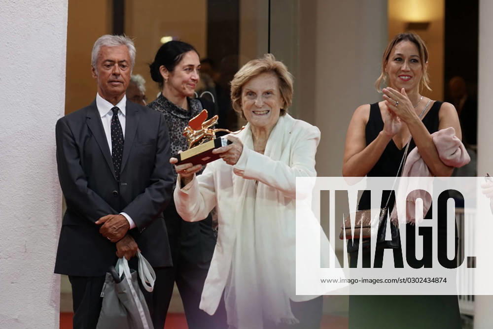 Golden Lion For Lifetime Achievement - The 80th Venice International Film Festival August 30, 2023, Venice, Italy: Director Liliana Cavani receives the Golden Lion for Lifetime Achievement during the opening ceremony of the 80th Venice International Film Festival, on August 30, 2023 in Venice, Italy. (Photo by Amaresh V. Narro Eyepix Group)