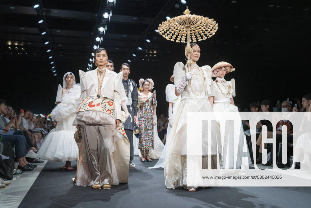 Runway models, August 30, 2023 - Rakuten Fashion Week TOKYO 2024 S S : BENCH PRESENTS TERNOCON held in Tokyo, Japan. , aflo_227665471.JPG,