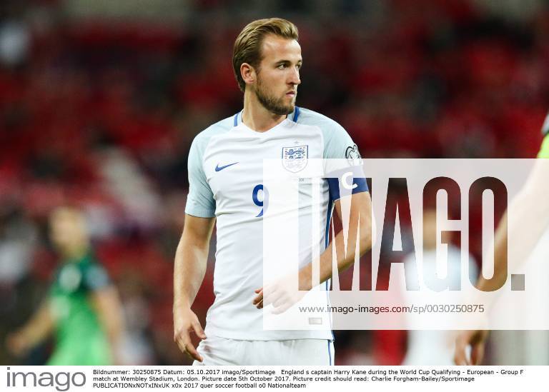 England s captain Harry Kane during the World Cup Qualifying - European - Group F match at Wembley Stadium, London. Picture date 5th October 2017. Picture credit should read: Charlie Forgham-Bailey Sportimage .