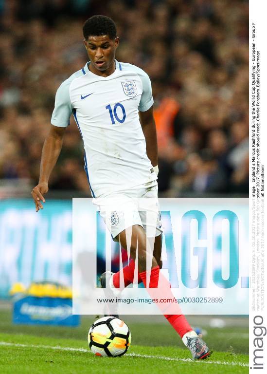 England s Marcus Rashford during the World Cup Qualifying - European - Group F match at Wembley Stadium, London. Picture date 5th October 2017. Picture credit should read: Charlie Forgham-Bailey Sportimage .