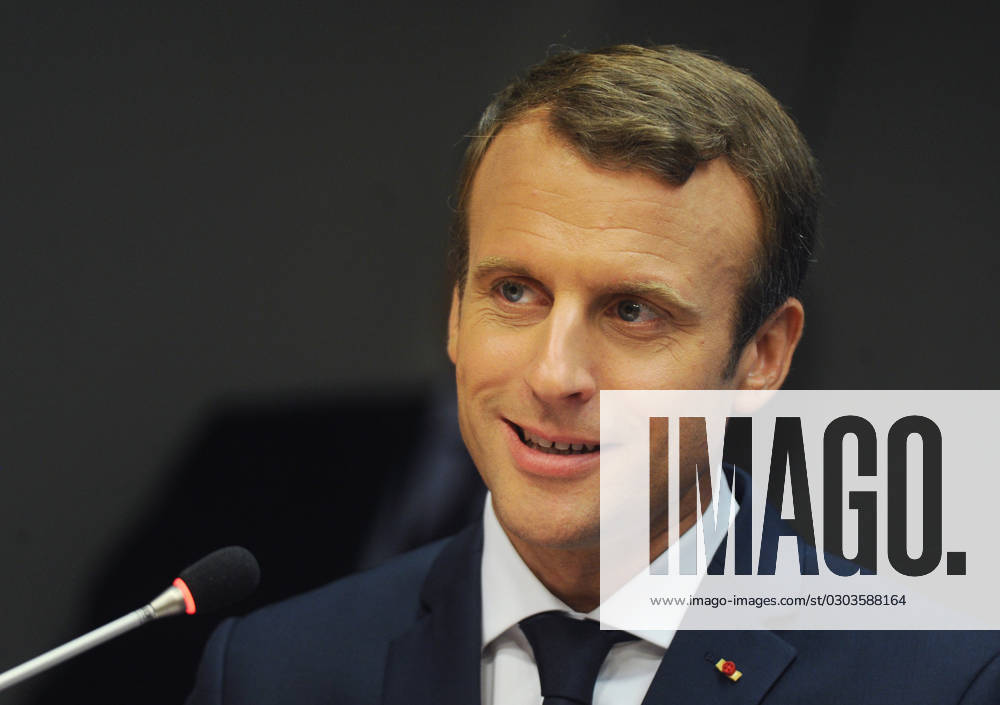 French President Emmanuel Macron speaking at the United Nations in New York French President Emmanuel Macron speaking at the United Nations in New York, Credit:Dennis Van Tine Avalon