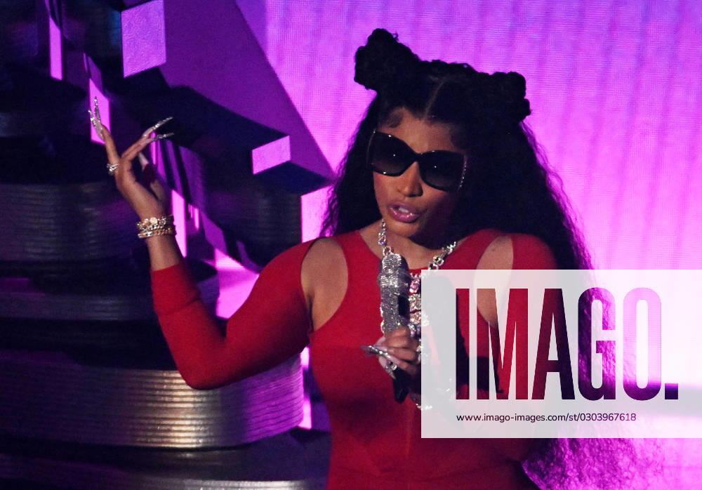 Nicki Minaj performs onstage during the 2023 MTV Video Music Awards at Prudential Center on September 12, 2023 in Newark, New Jersey. Photo: Jeremy Smith imageSPACE MediaPunch