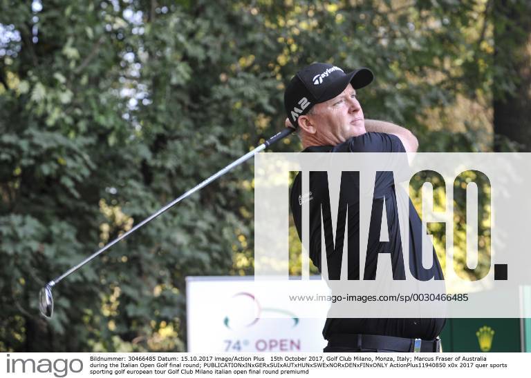 15th October 2017, Golf Club Milano, Monza, Italy; Marcus Fraser of Australia during the Italian Open Golf final round; ActionPlus11940850