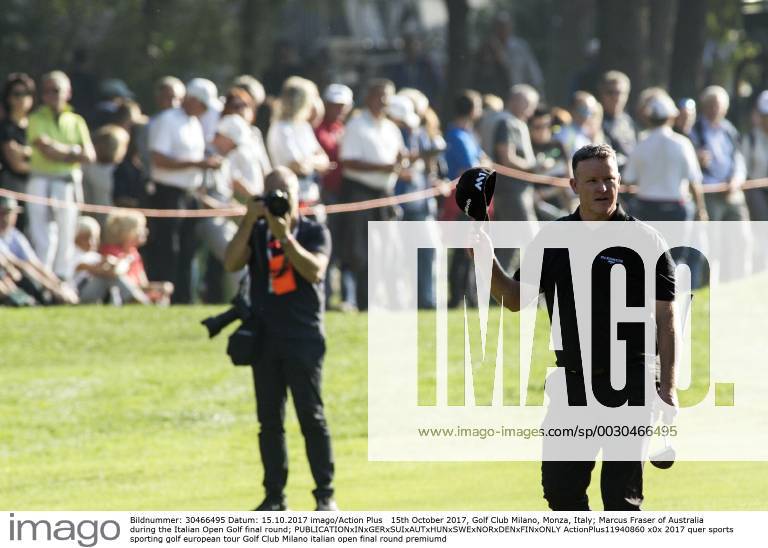 15th October 2017, Golf Club Milano, Monza, Italy; Marcus Fraser of Australia during the Italian Open Golf final round; ActionPlus11940860
